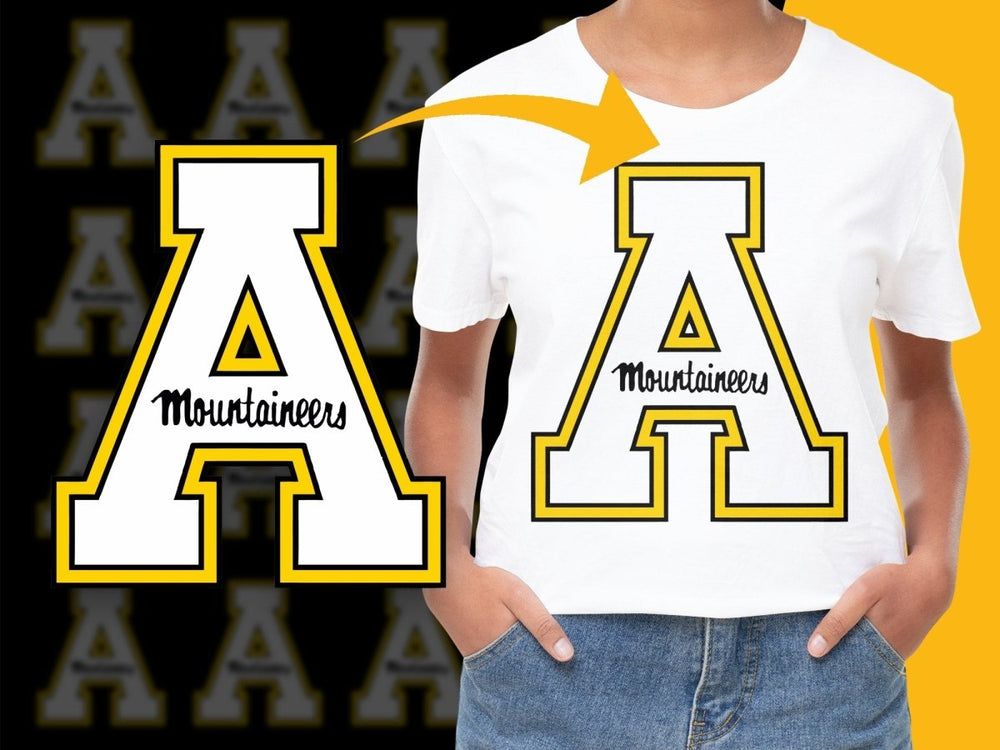 Appalachian State Mountaineers College Football PNG File - Teepew