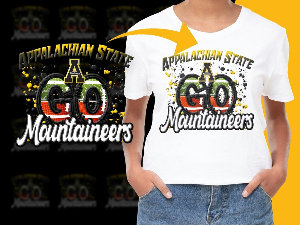 Appalachian State Mountaineers NCAA College PNG File - Teepew