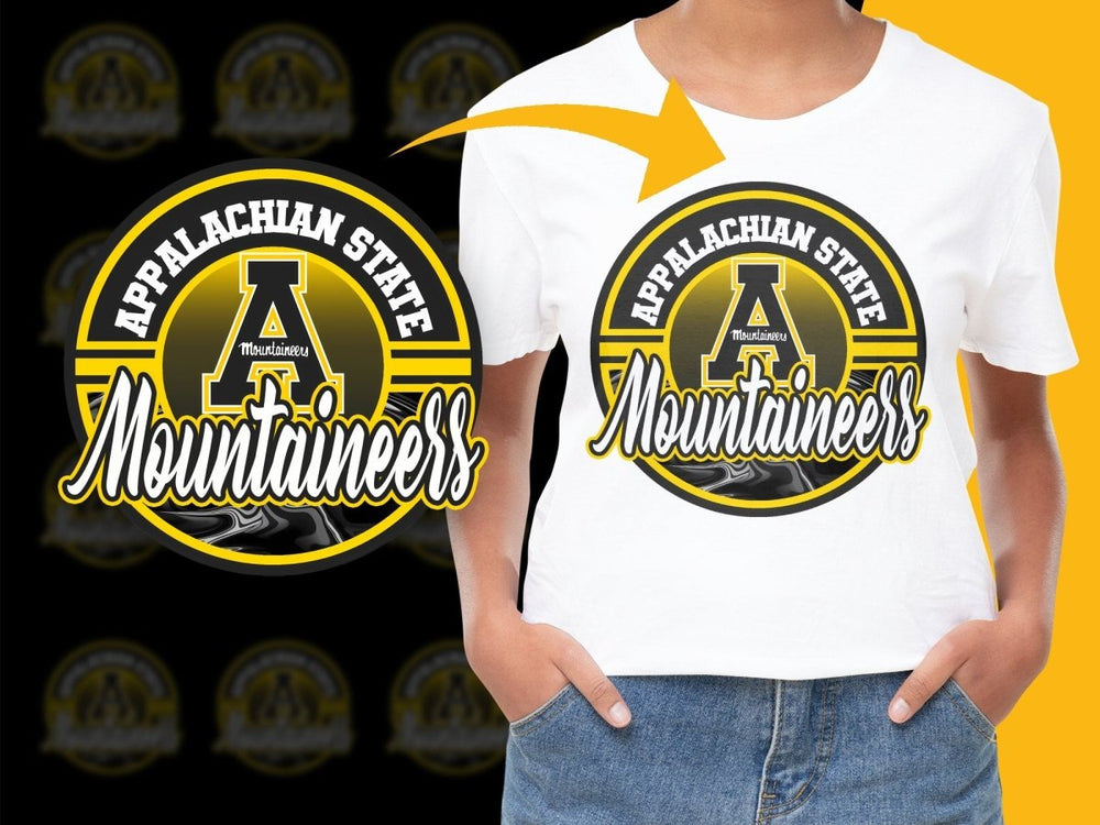 APPALACHIAN STATE MOUNTAINEERS NCAA College PNG File - Teepew