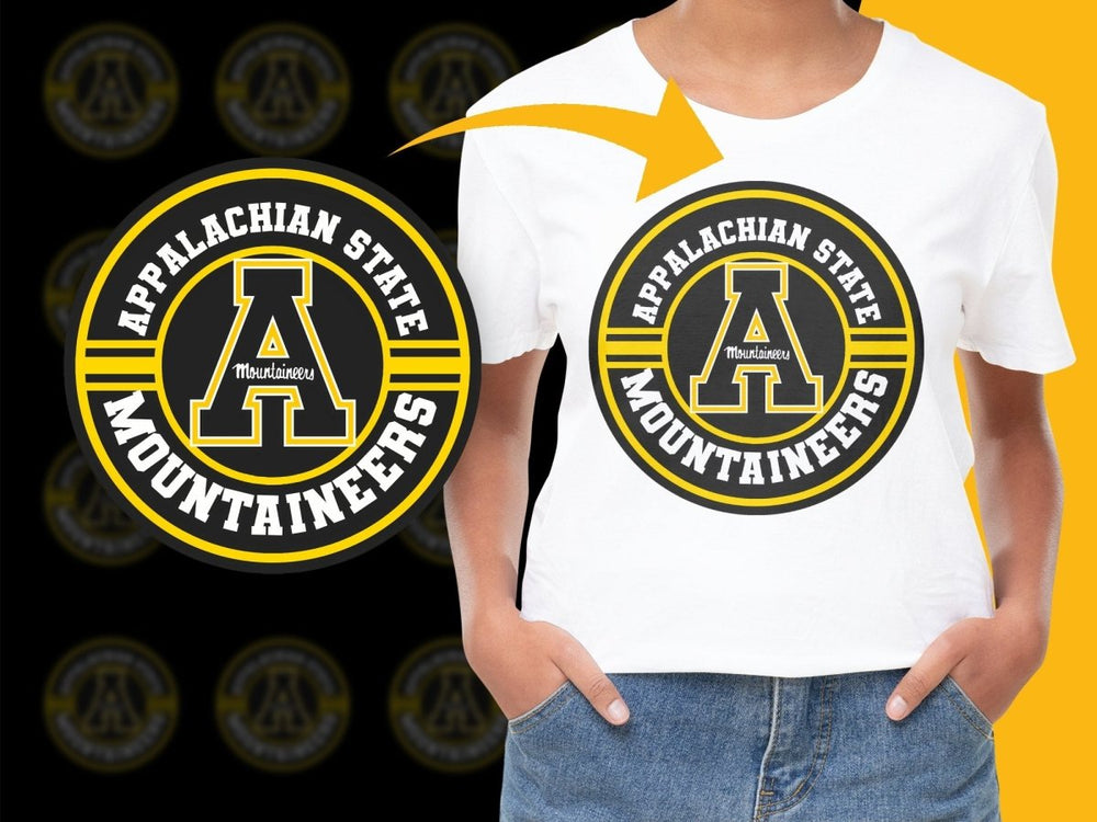 APPALACHIAN STATE MOUNTAINEERS NCAA College PNG File - Teepew