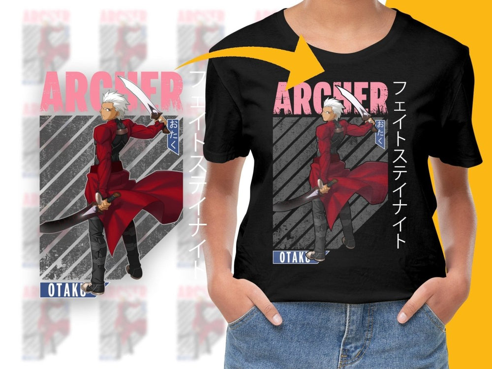 Archer Anime Digital Character Print PNG Download Digital - Teepew