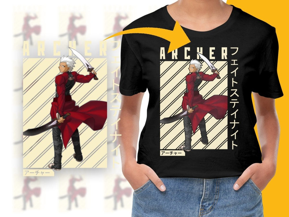 Archer Fate Stay Night Anime Character PNG Digital - Teepew