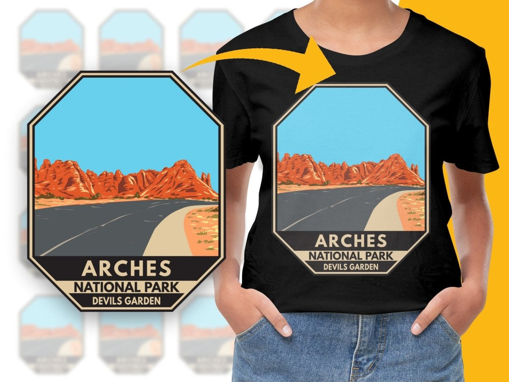Arches National Park Devils Garden Scenic PNG File - Teepew