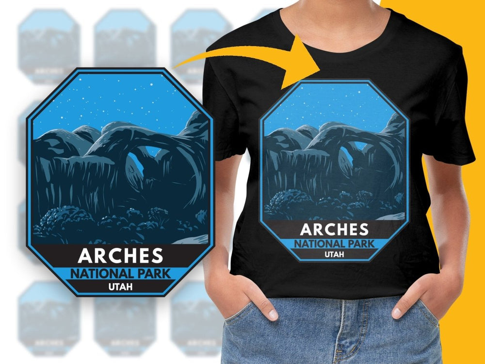 Arches National Park Utah Scenic Design Png Digital Download - Teepew