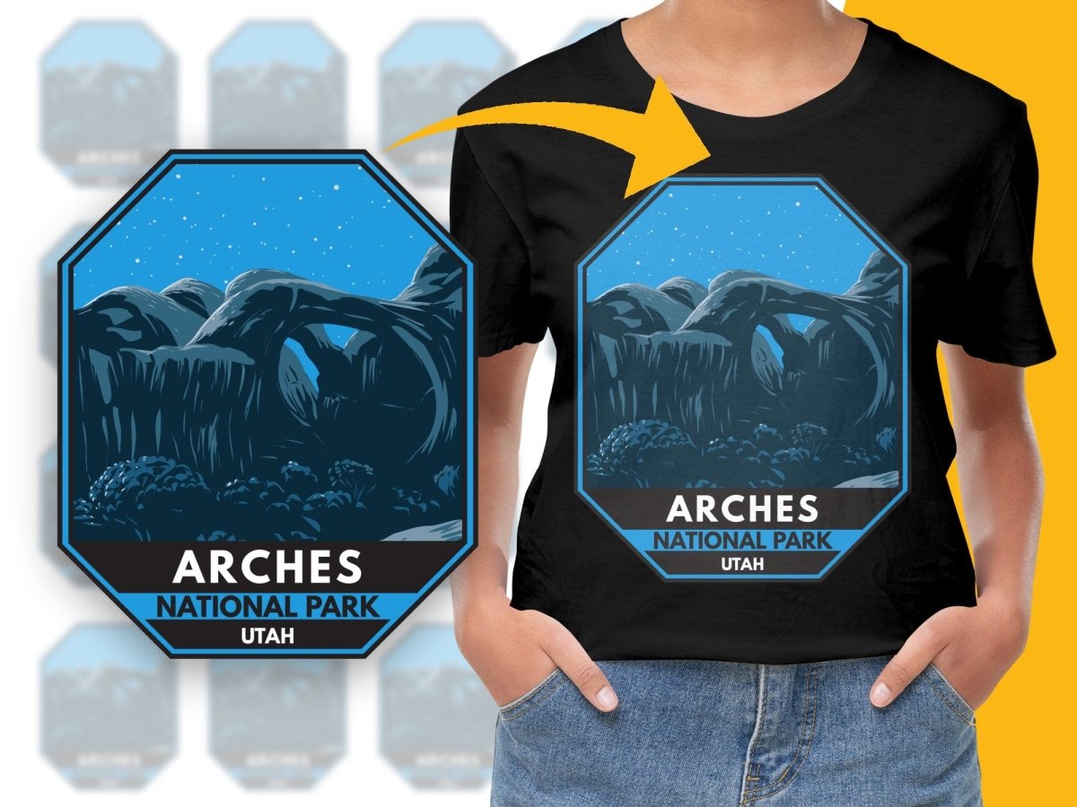 Arches National Park Utah Scenic Design PNG File - Teepew