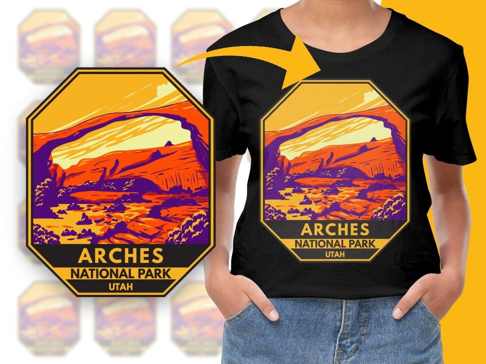 Arches National Park Utah Scenic Landscape Png Digital Download - Teepew