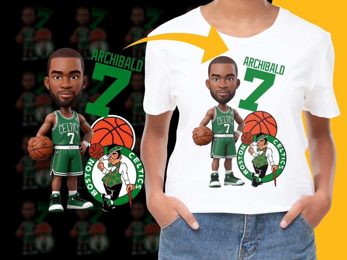 Archibald Boston Celtics Number 7 PNG File - Teepew
