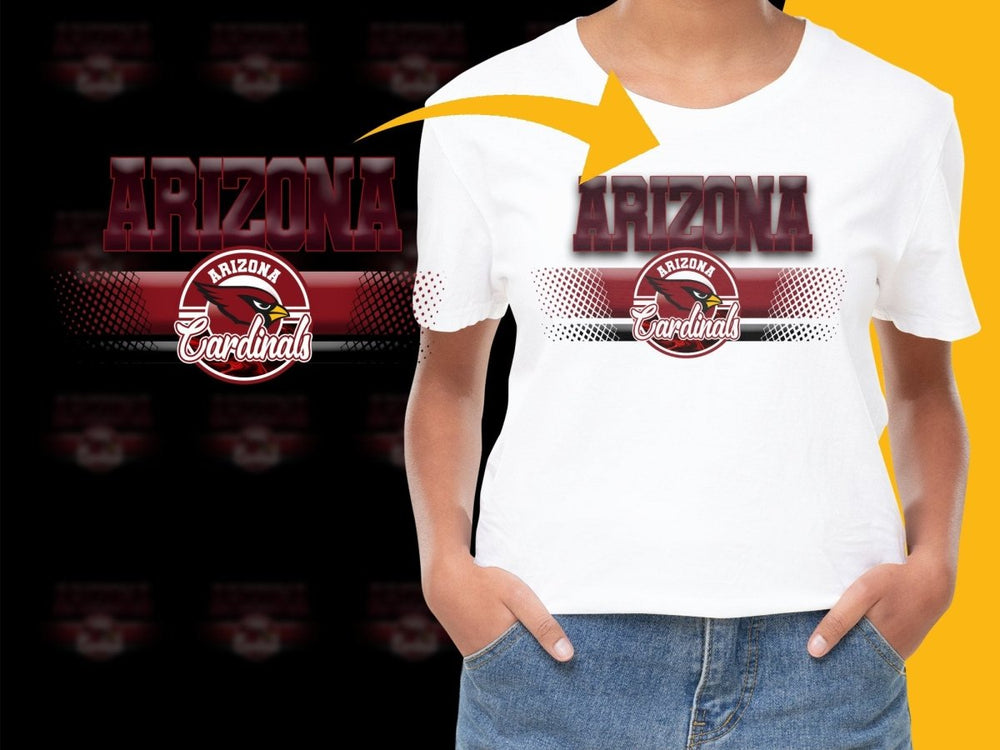 Arizona Cardinals Bold Graphic Design PNG File - Teepew