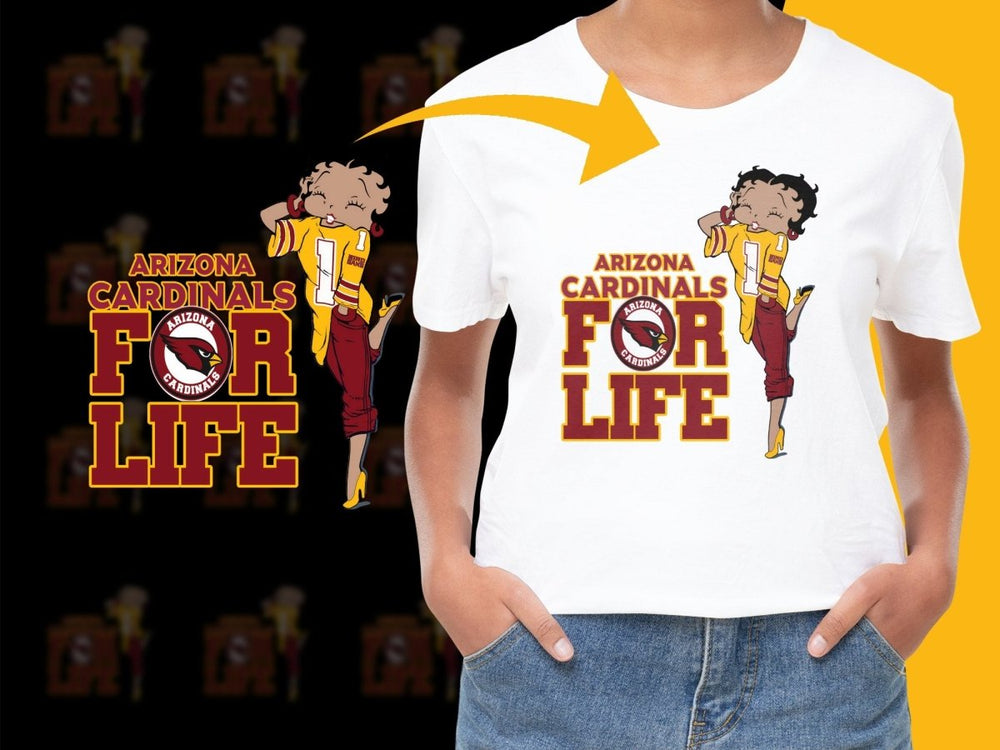 Arizona Cardinals For Life Fun Graphic PNG File - Teepew