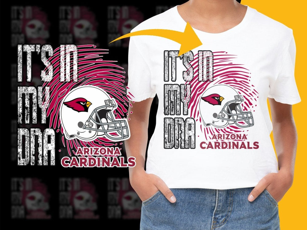 Arizona Cardinals It's In My DNA PNG File - Teepew