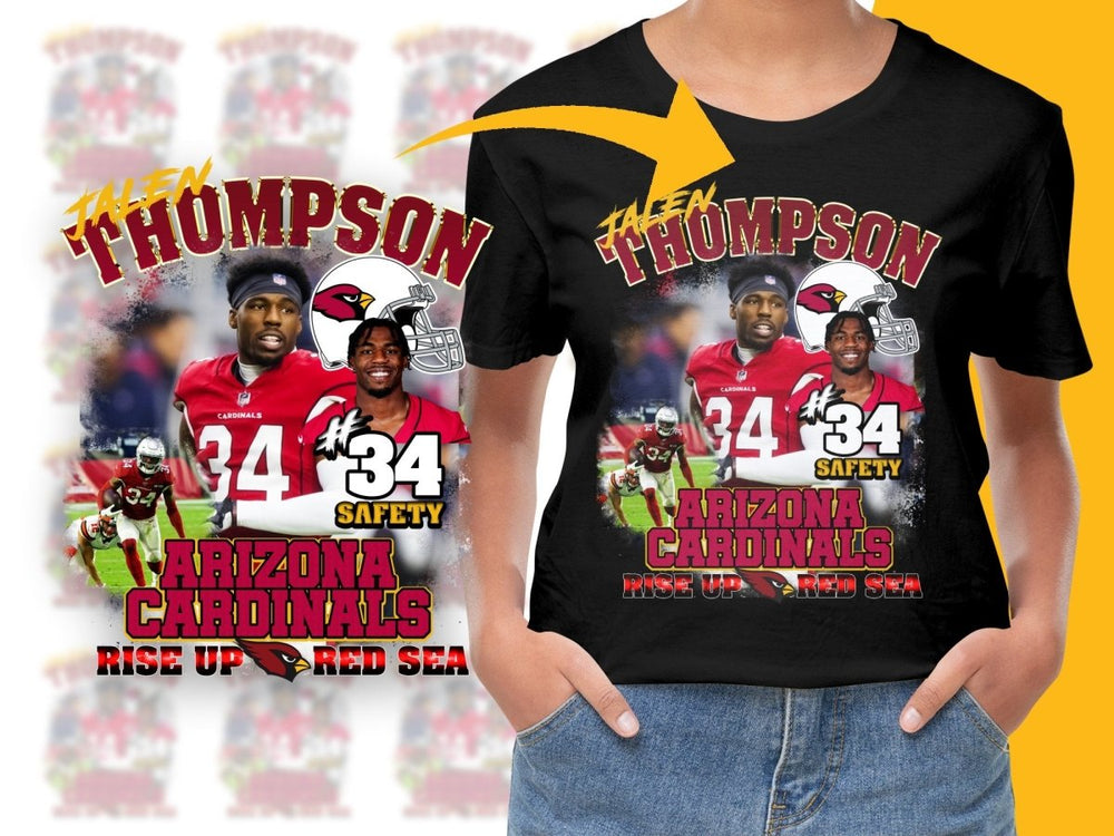 Arizona Cardinals Jalen Thompson Safety 34 PNG File - Teepew
