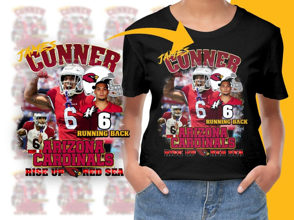 Arizona Cardinals James Conner PNG File - Teepew
