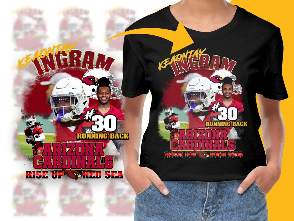 Arizona Cardinals Keaontay Ingram Running Back PNG File - Teepew