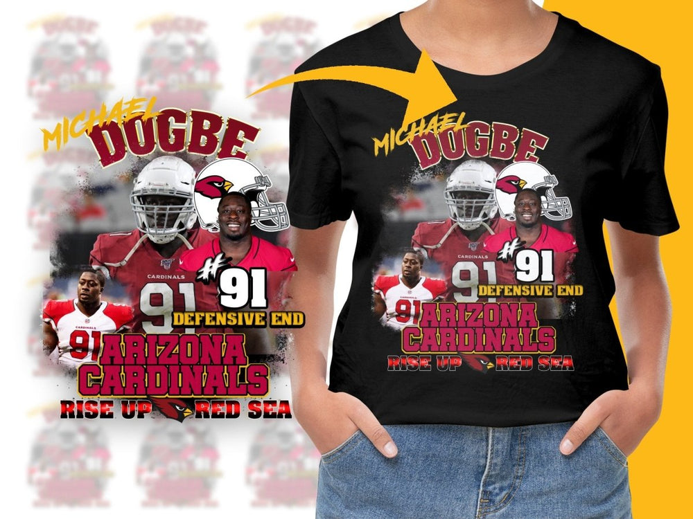 Arizona Cardinals Michael Dogbe Defensive End PNG File - Teepew