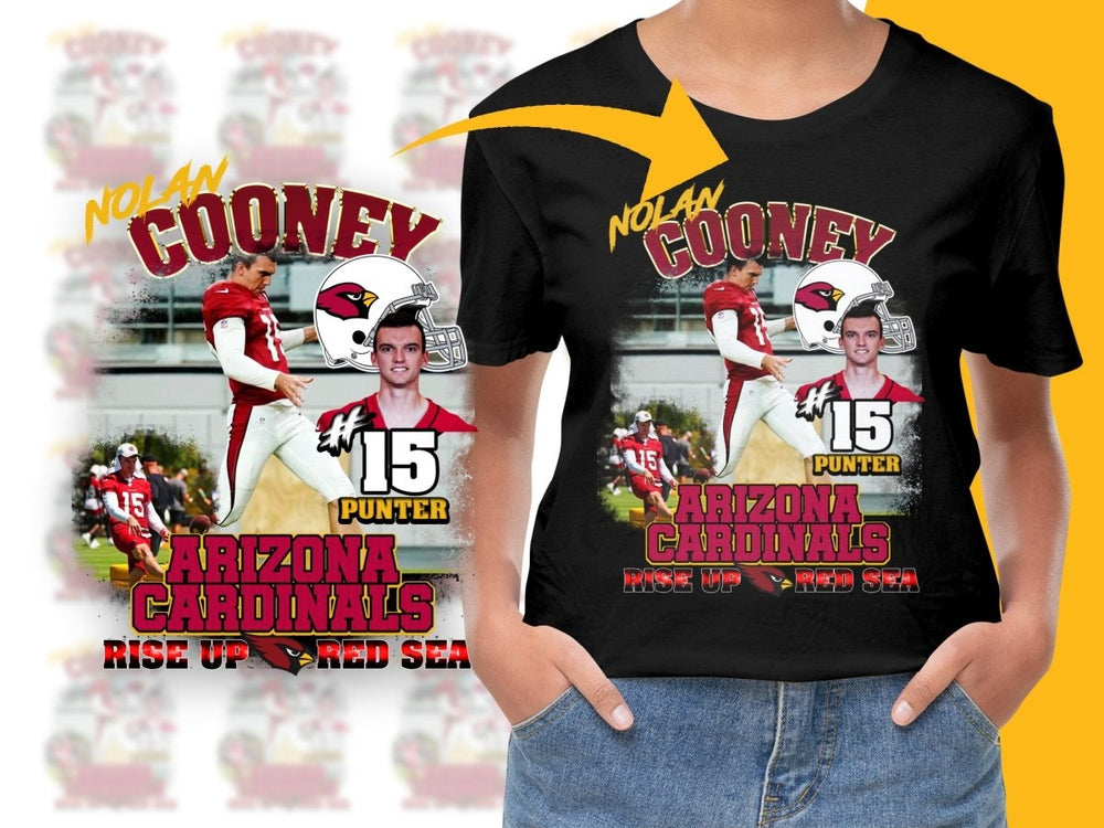 Arizona Cardinals Rise Up Red Sea Punter PNG File - Teepew