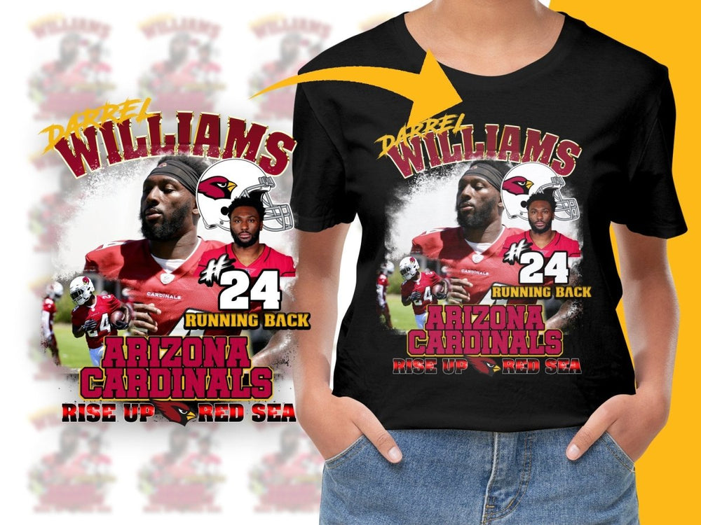 Arizona Cardinals Rise Up Red Sea Running Back PNG File - Teepew