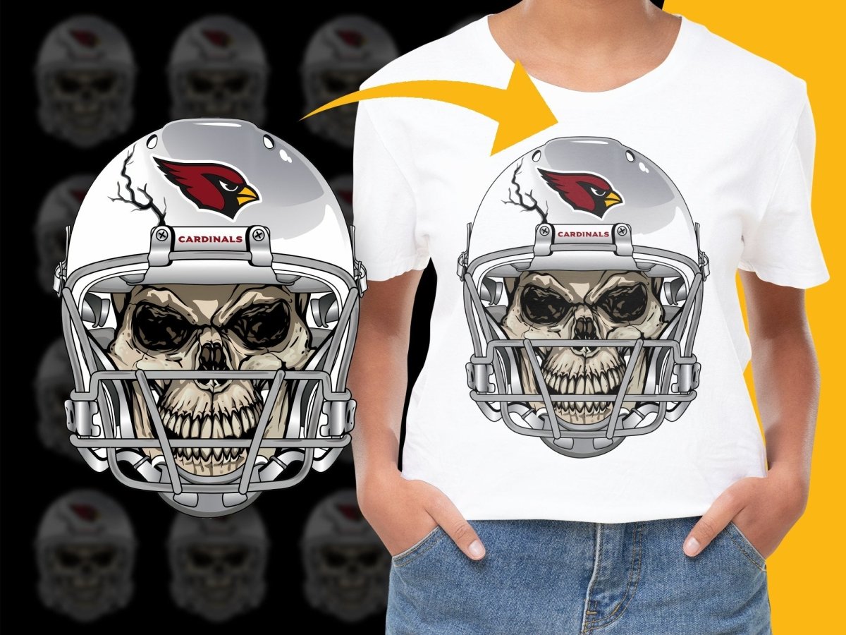 Arizona Cardinals Skull Design PNG File - Teepew