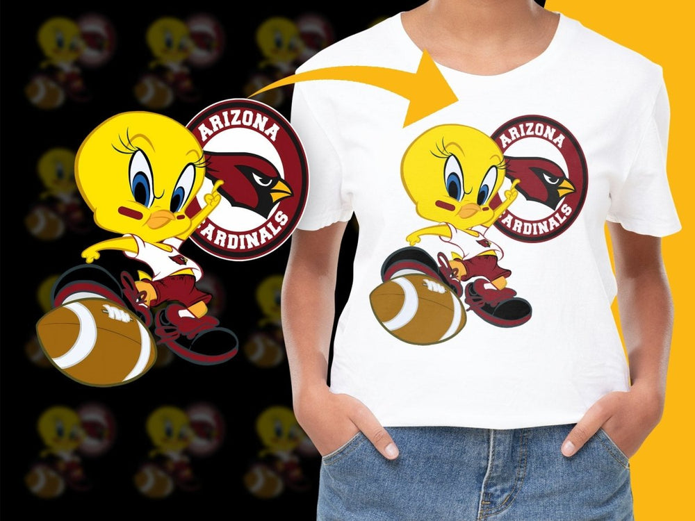 Arizona Cardinals Tweety Bird Graphic PNG File - Teepew