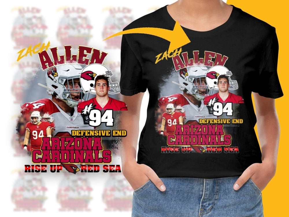 Arizona Cardinals Zach Allen Defensive End PNG File - Teepew