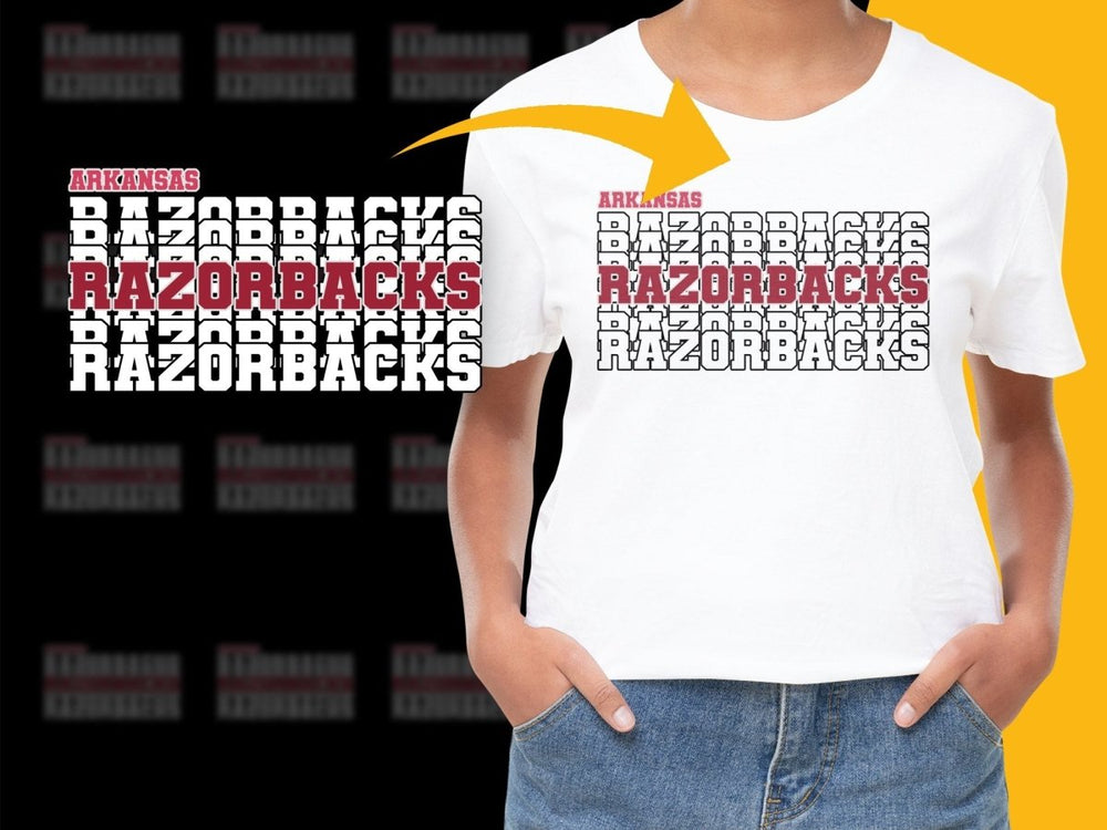 Arkansas Razorbacks NCAA College PNG File - Teepew