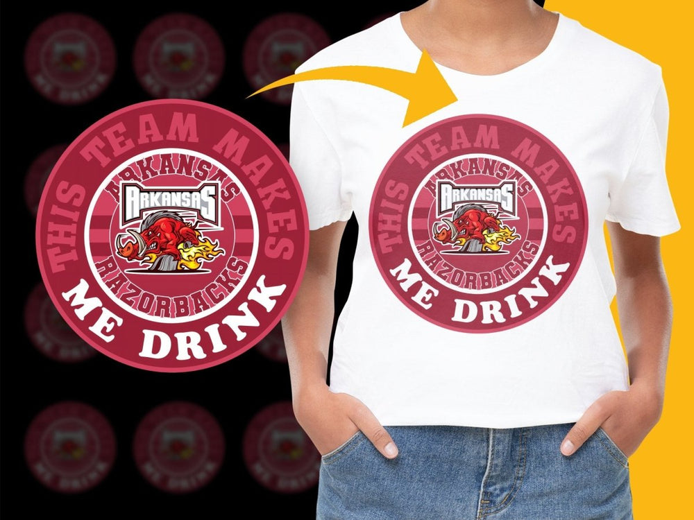 Arkansas Razorbackse NCAA College PNG File - Teepew