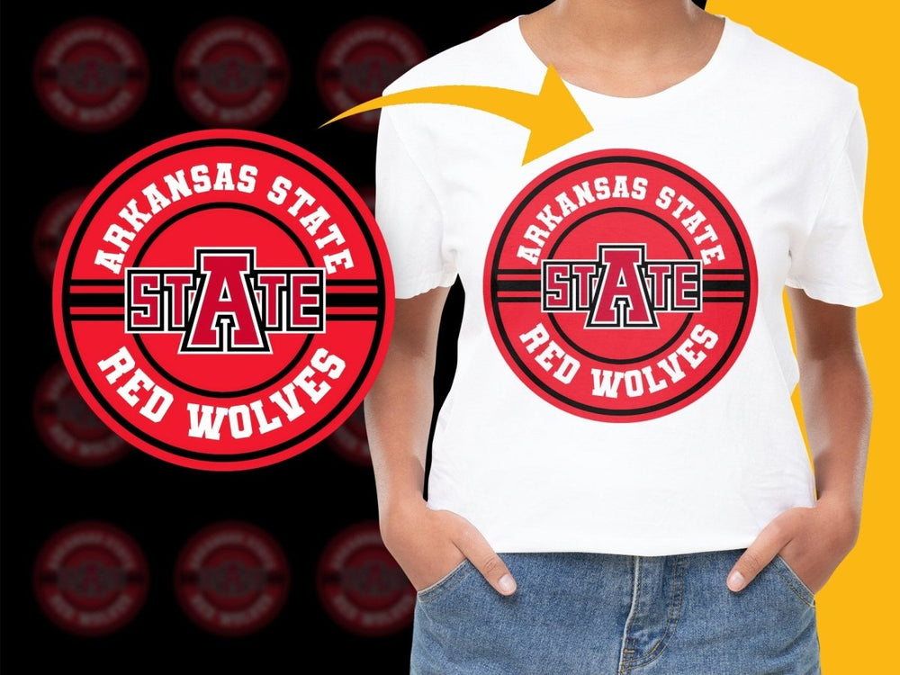 ARKANSAS STATE RED WOLVES NCAA College PNG File - Teepew