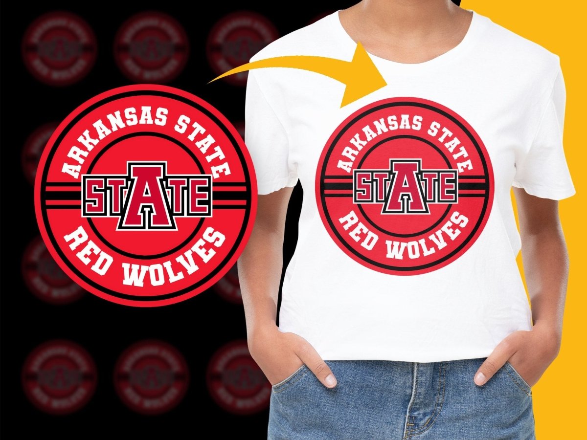ARKANSAS STATE RED WOLVES NCAA College PNG File - Teepew