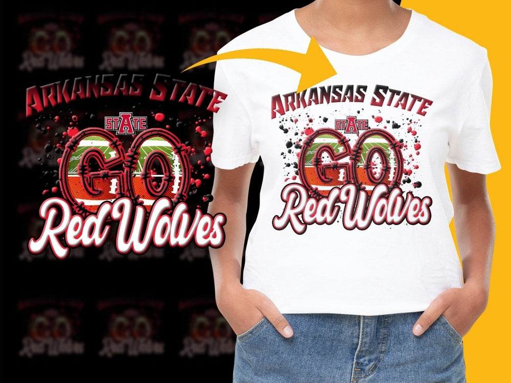 Arkansas State Red Wolves NCAA College PNG File - Teepew