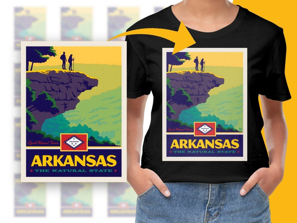 Arkansas The Natural State Scenic View Png Digital Download - Teepew