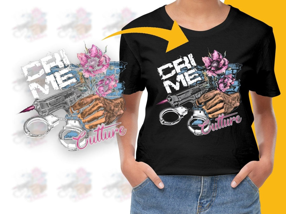 Artistic Criminal Culture Floral Design PNG File - Teepew