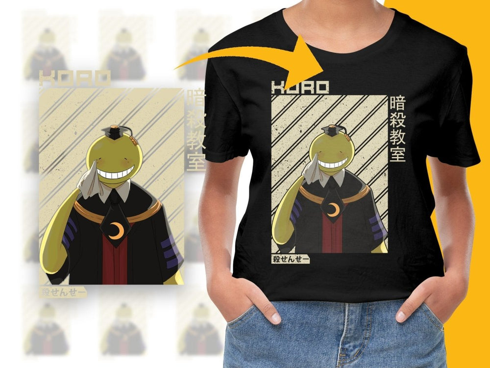 Assassination Classroom Koro Sensei Poster PNG Digital - Teepew