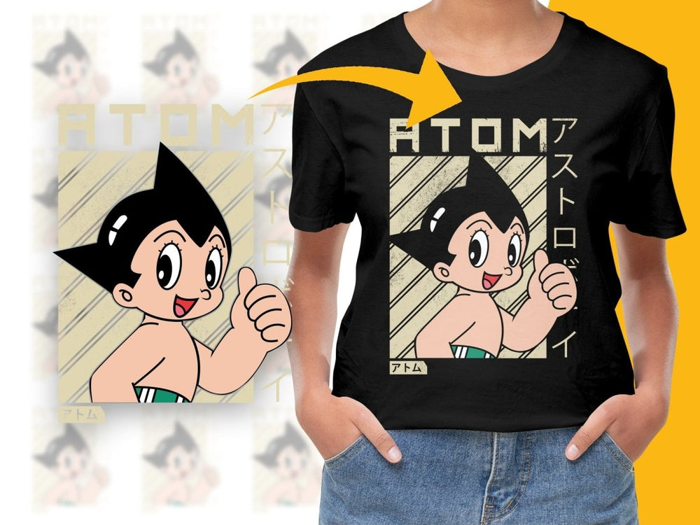 Astro Boy Thumbs Up Illustration Digital - Teepew