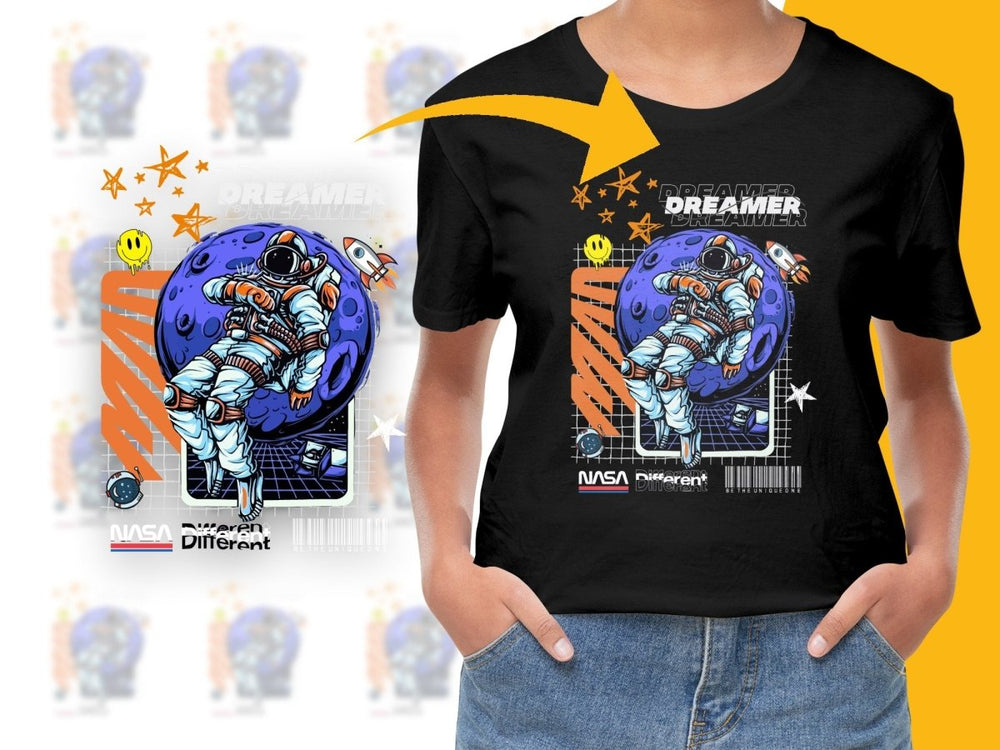 Astronaut Dreamer Space Adventure Graphic PNG File - Teepew
