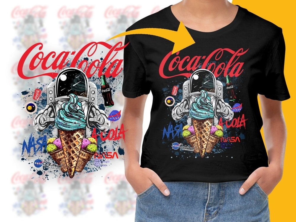 Astronaut with Coca Cola and Ice Cream NASA PNG File - Teepew