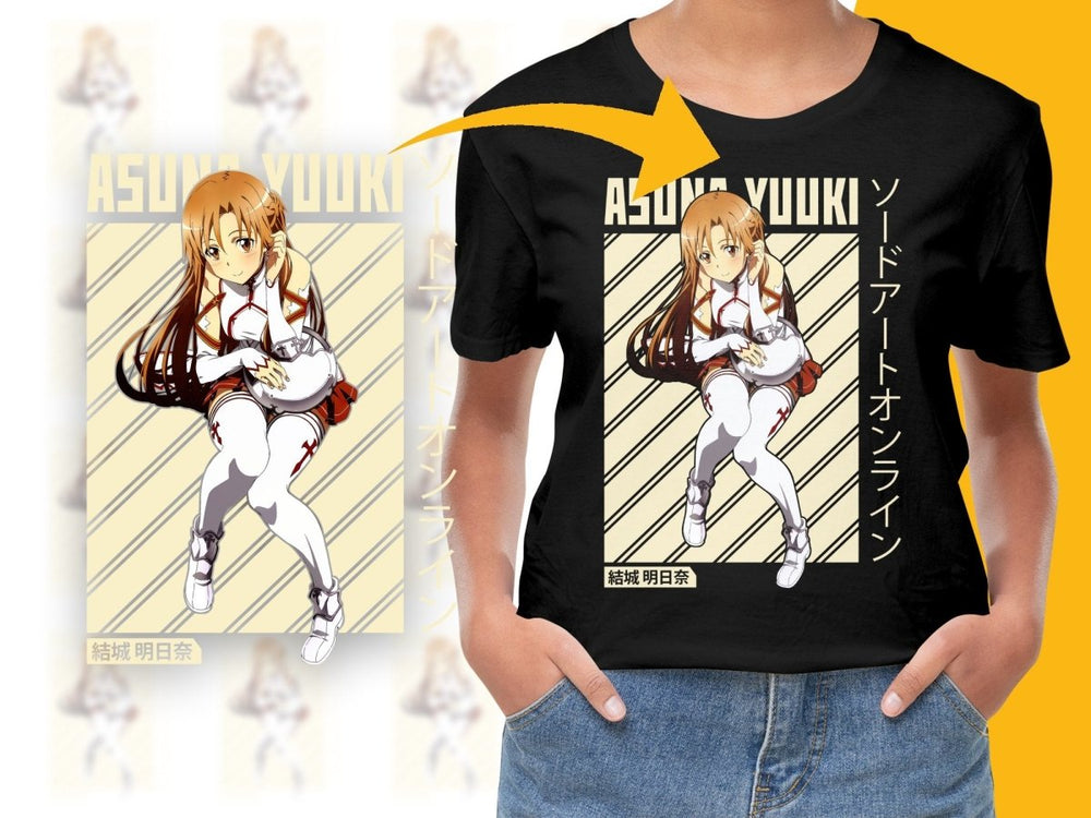Asuna Yuuki Sword Art Online Character PNG Digital - Teepew