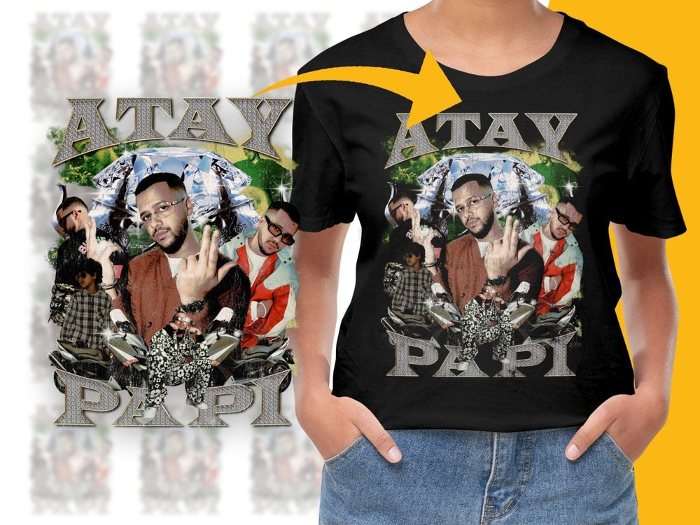 ATAY PAPI Casual Fashion PNG File - Teepew
