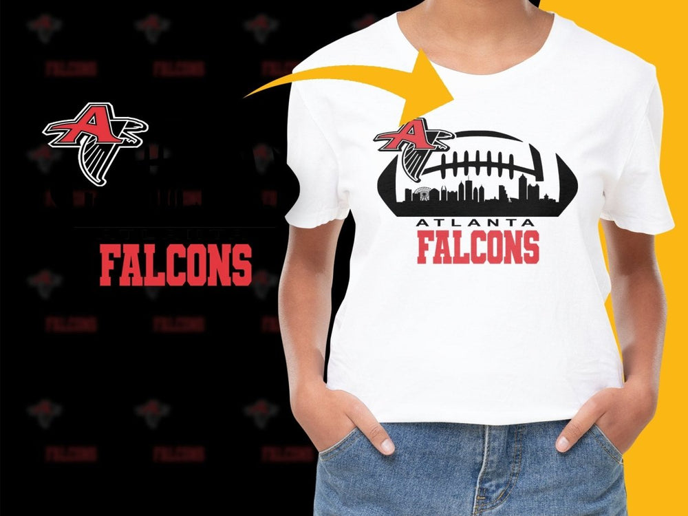 Atlanta Falcons Football Graphic Design PNG File - Teepew