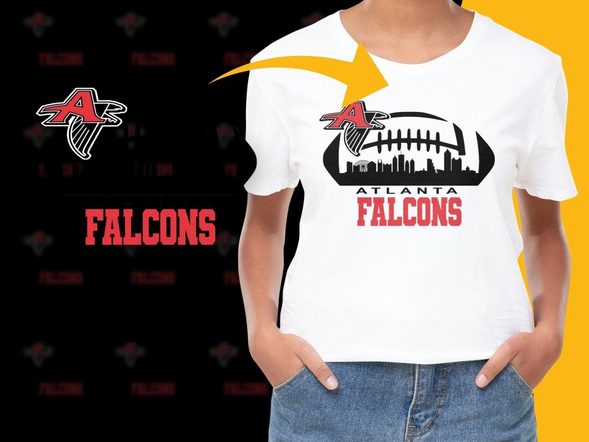 Atlanta Falcons Football Graphic Design PNG File - Teepew