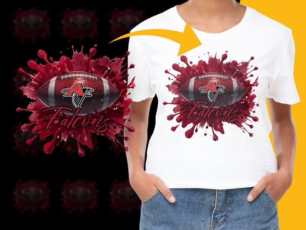 Atlanta Falcons Football Splatter Design PNG File - Teepew