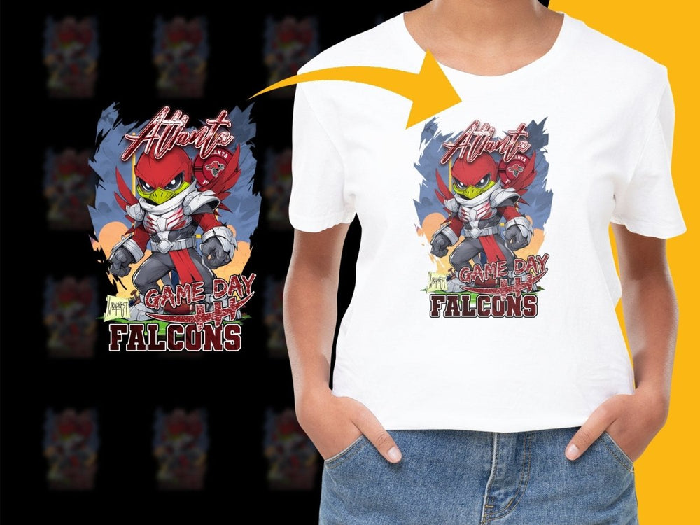 Atlanta Falcons Game Day Football PNG File - Teepew