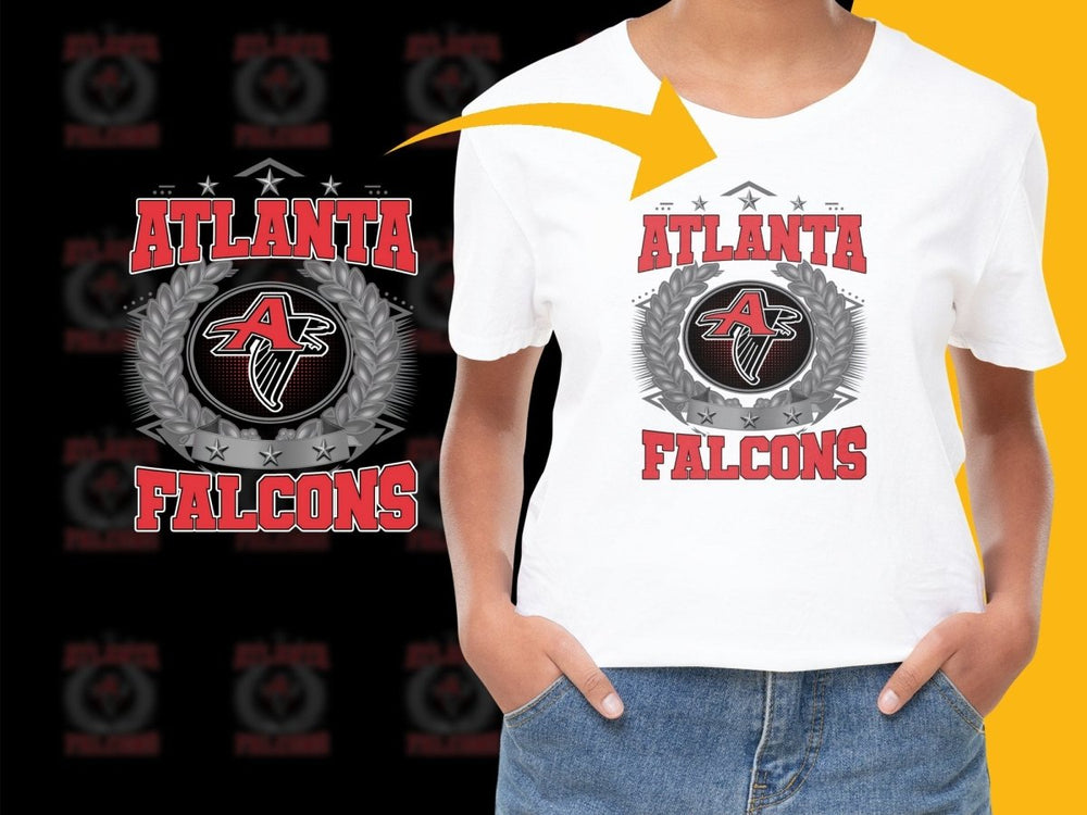 Atlanta Falcons Graphic Logo Men's PNG File - Teepew