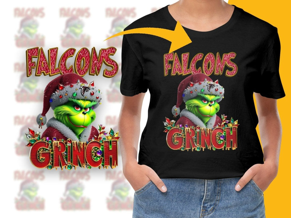 Atlanta Falcons Grinch Christmas Graphic PNG File - Teepew
