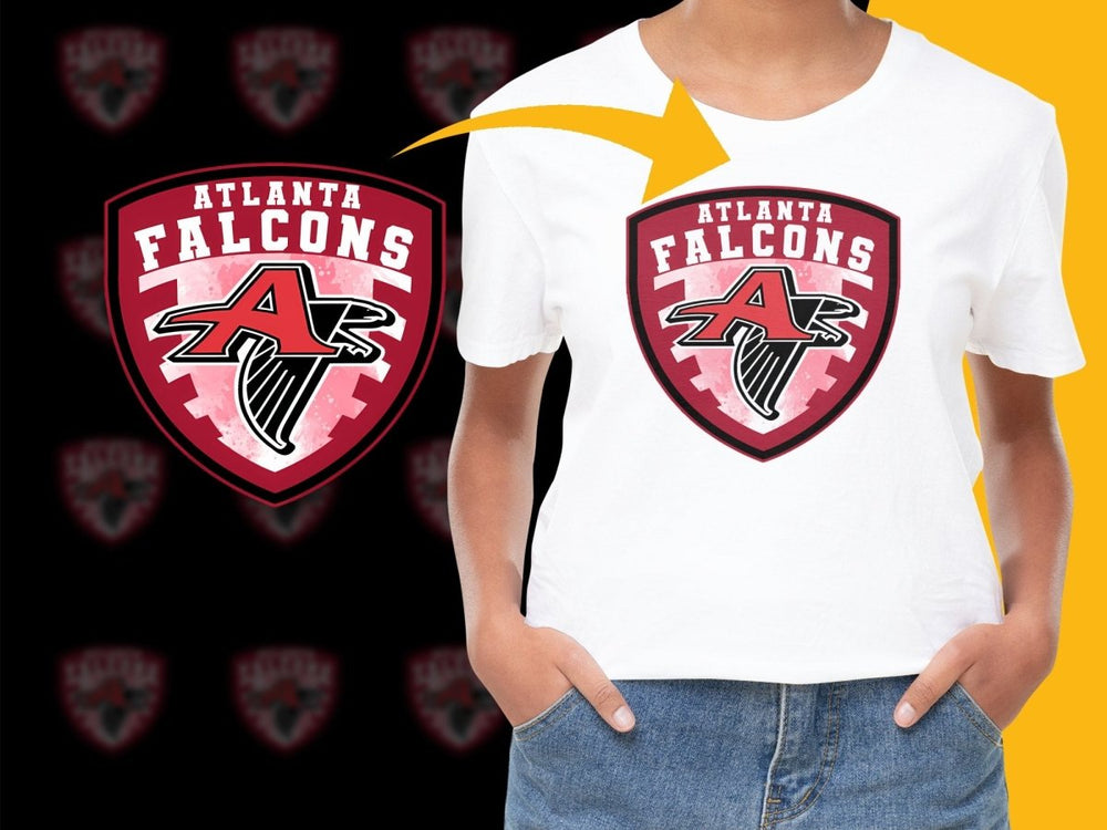 Atlanta Falcons Logo Graphic Print PNG File - Teepew