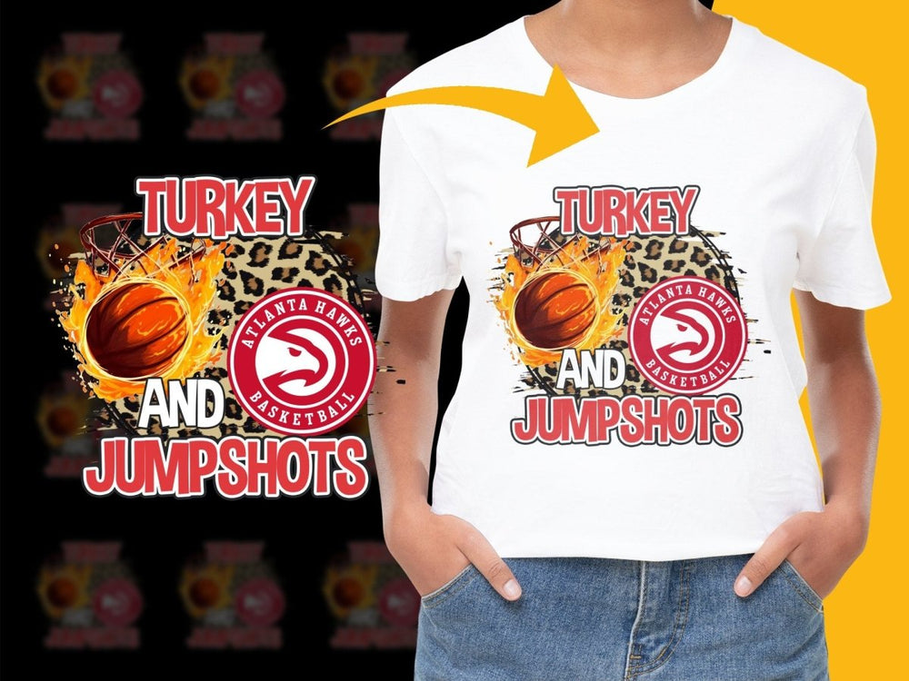 Atlanta Hawks Basketball Thanksgiving PNG File - Teepew