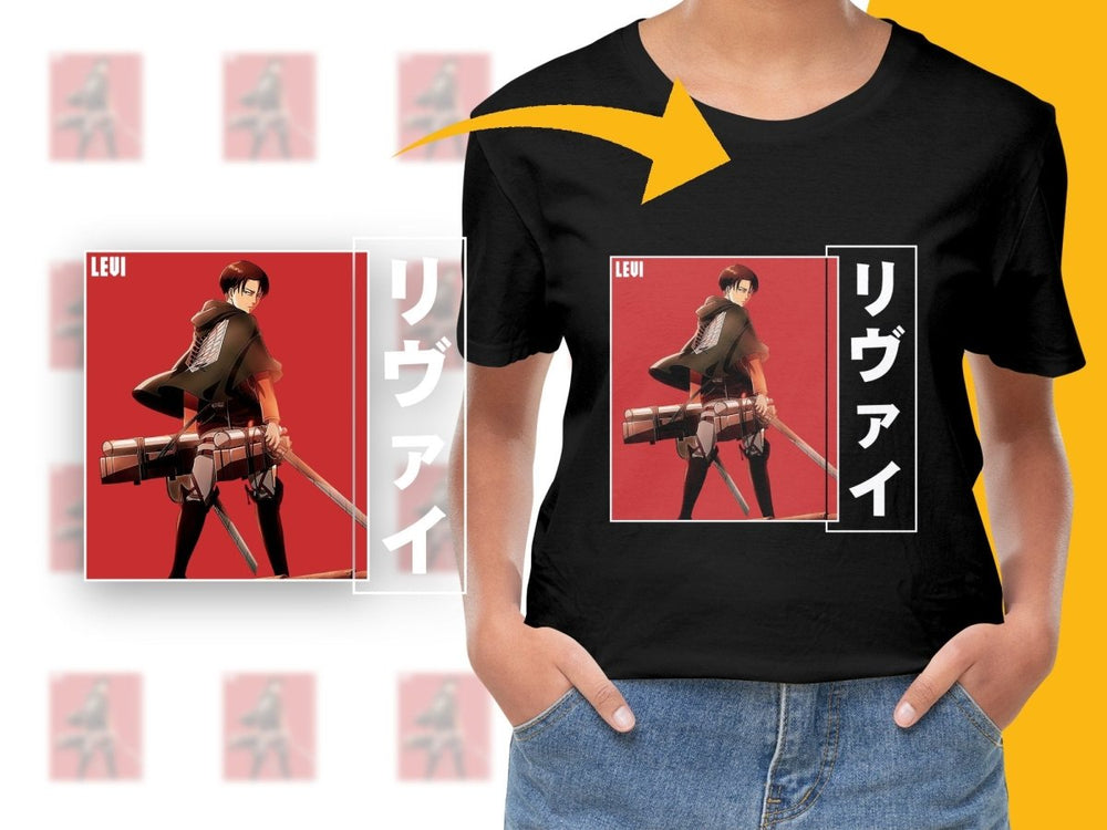 Attack Levi PNG File Digital - Teepew