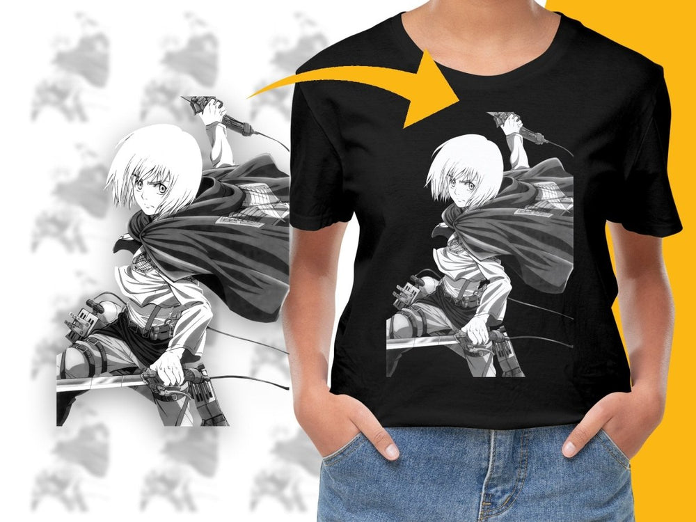 Attack on Titan Armin Arlert PNG Artwork Digital - Teepew