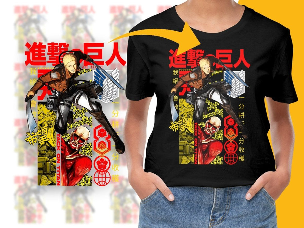 Attack on Titan Character Art Graphic PNG File - Teepew