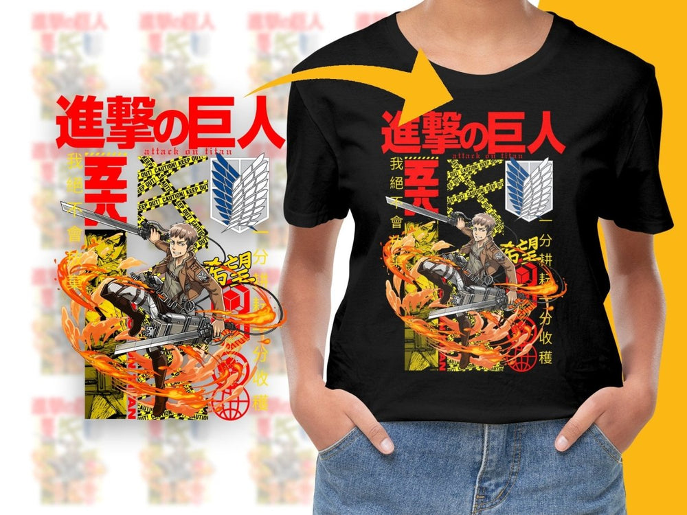 Attack on Titan Jean Kirstein Graphic PNG File - Teepew