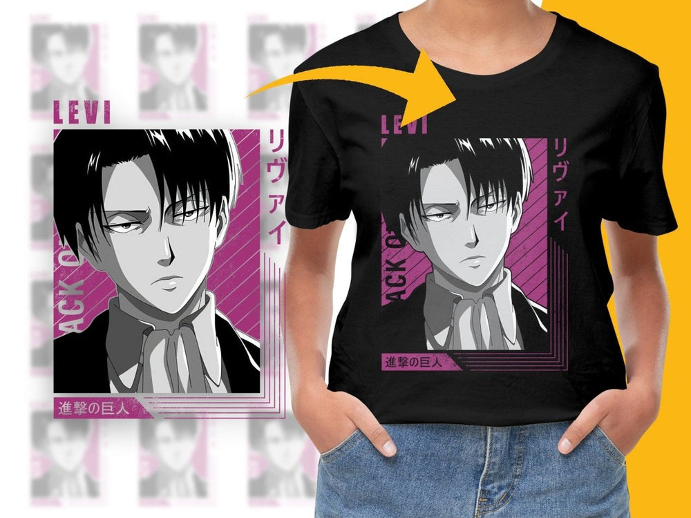 Attack on Titan Levi Ackerman Anime Digital Download - Teepew