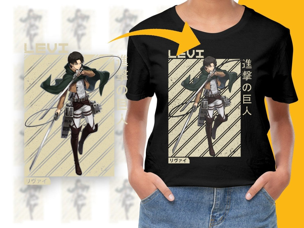 Attack on Titan Levi Ackerman PNG Digital Download - Teepew